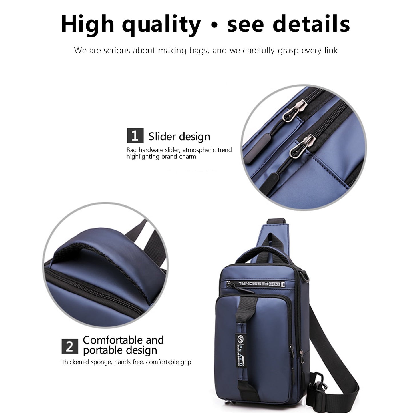 Crossbody Chest Bag | Waterproof And Durable